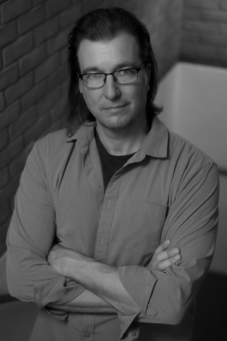 Author J.C. Vande Zande poses for a promotional photo for his latest book "Coven of the Worm Moon".