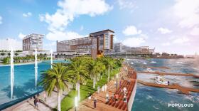 walkways and buildings