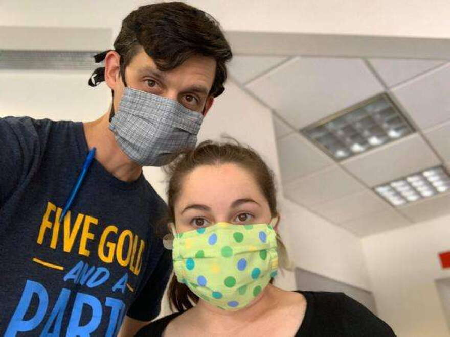 Curt Steckel and Robyn Odegard Steckel are expecting their first child in June. It's not been the pregnancy they planned for.COURTESY ROBYN ODEGARD STECKEL