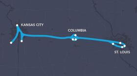 A proposed hyperloop transportation system would connect Missouri’s two major metropolitan hubs.