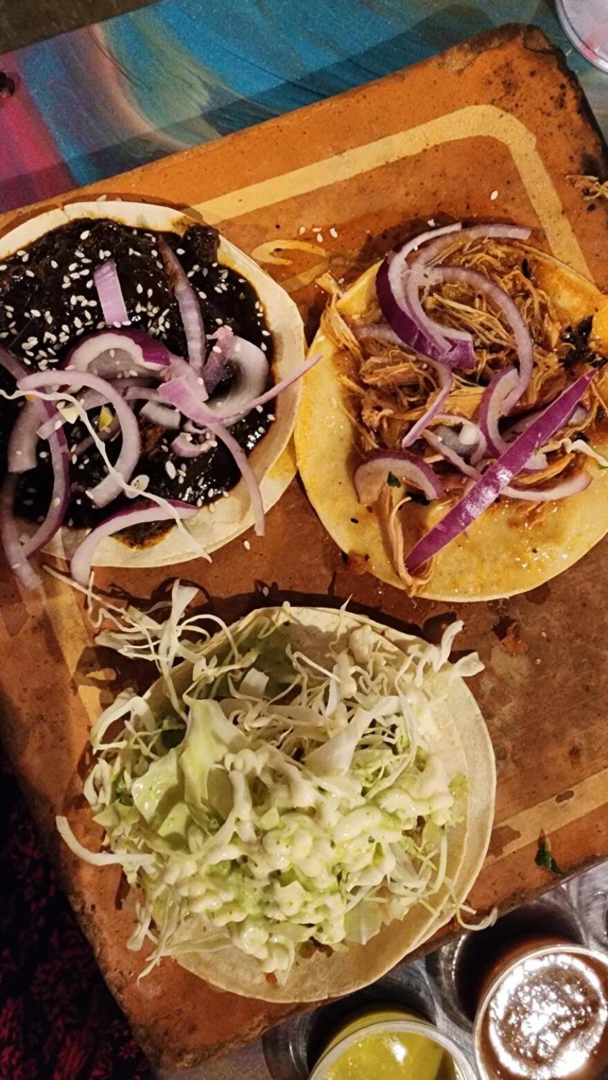Tacos from La Santisima