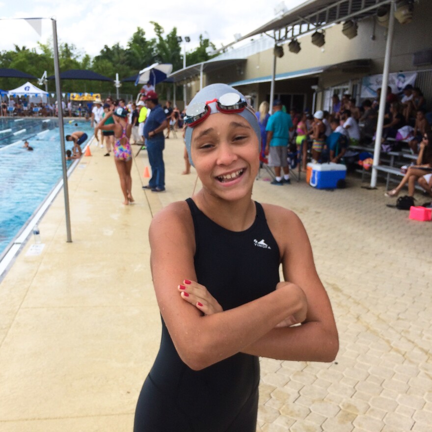 "I was surprised because I didn't really know that I was one of the best," says Emily Lopez-Diaz about winning a bronze medal in a regional competition last year.