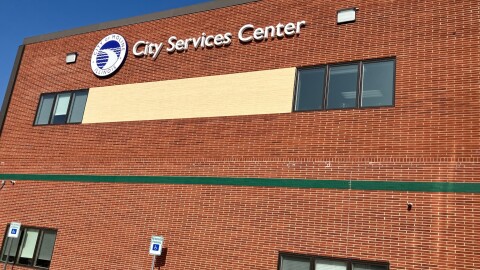 The new City Services Center at 1830 6th Ave., Moline.