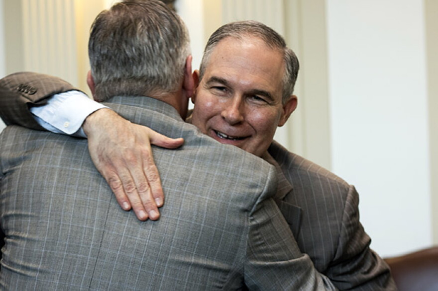 Oklahoma Attorney General Scott Pruitt at the state capitol in 2016.