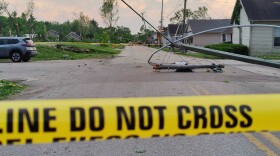 Tornado damage on That Road, close to south Kroger location in Clear Creek.