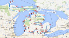 Here's the "optimized" road trip.