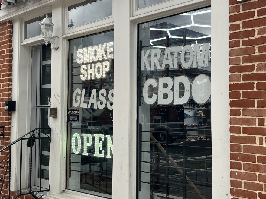 A smoke shop in Baltimore, Maryland.