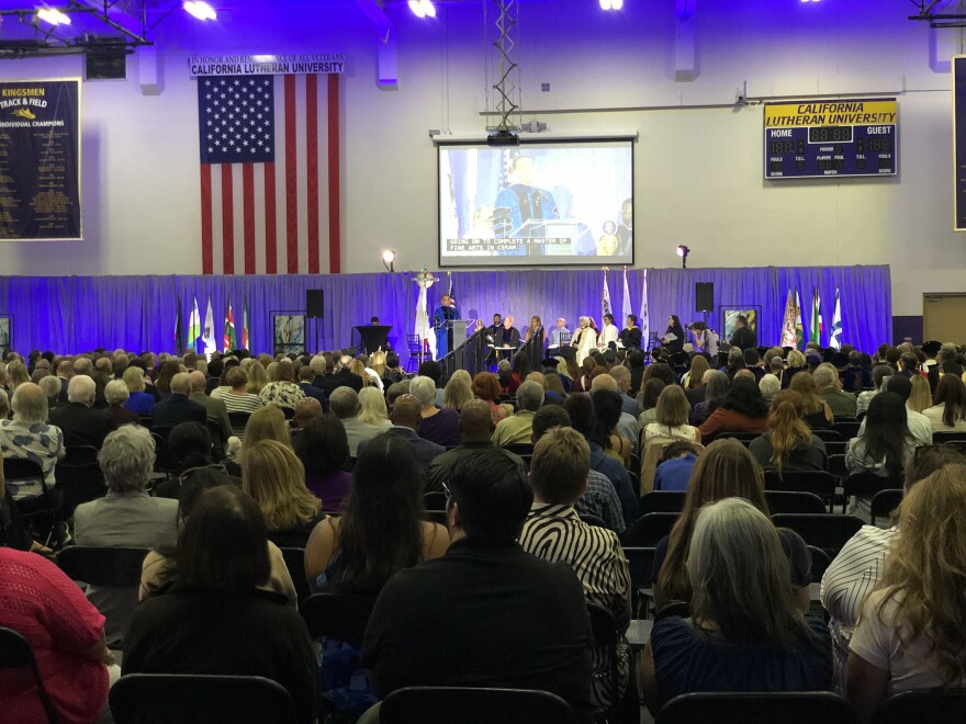 Hundreds of people were on hand Friday afternoon for the inauguration of Dr. John Nunes as California Lutheran university's ninth president.