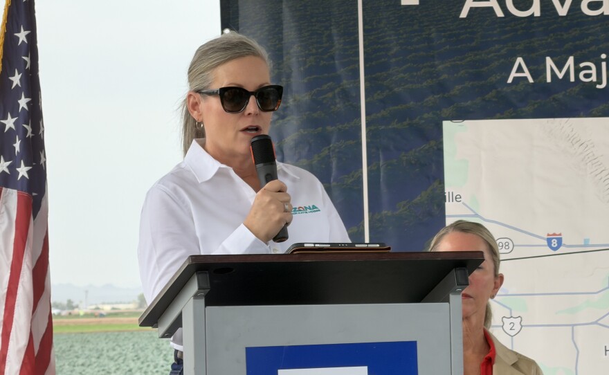 Governor Katie Hobbs joins Yuma County officials to dedicate the region’s first agricultural broadband tower on Wednesday, November 12, 2025.