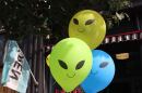Exeter's UFO Festival drew a crowd Saturday, many dressed in alien-themed costumes