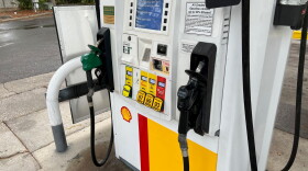 Close-up of a gas pump