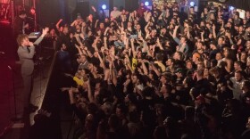 Rou Reynolds of Enter Shikari performs at Metro on Feb. 9, 2018, in Chicago, Illinois.  (Daniel Boczarski/Redferns)