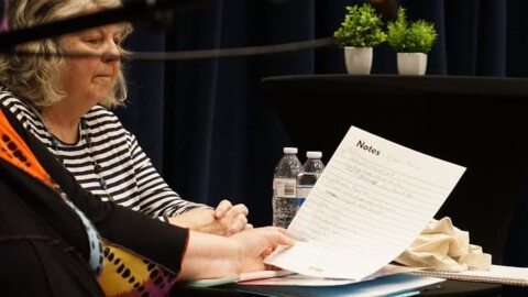 Susan Zeiser at WNIJ's Poetically Yours Poetry Workshop.