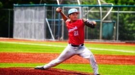Mekyel Almond of Indy RBI plays at the youth baseball World Series.
