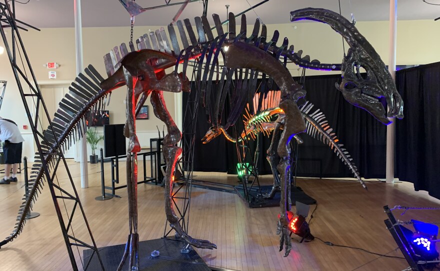 The Dinosaurs in Motion exhibit runs through October 17th at UPH