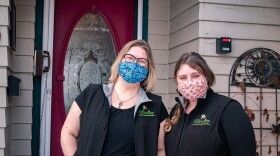 Candice McDonald Kotyk and Mandy Garcia, co-owners of Salmon Berry Tours, spent the last year looking for ways to keep their employees working, while tours were down. (Abbey Collins/Alaska Public Media)