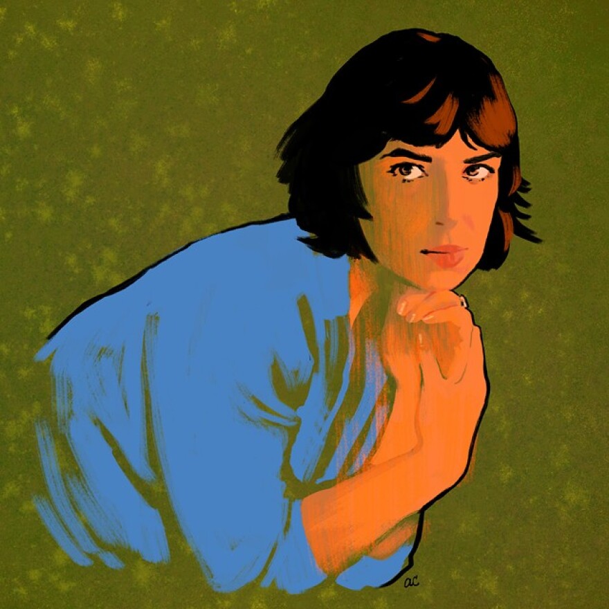 A self-portrait by Alison Coté.