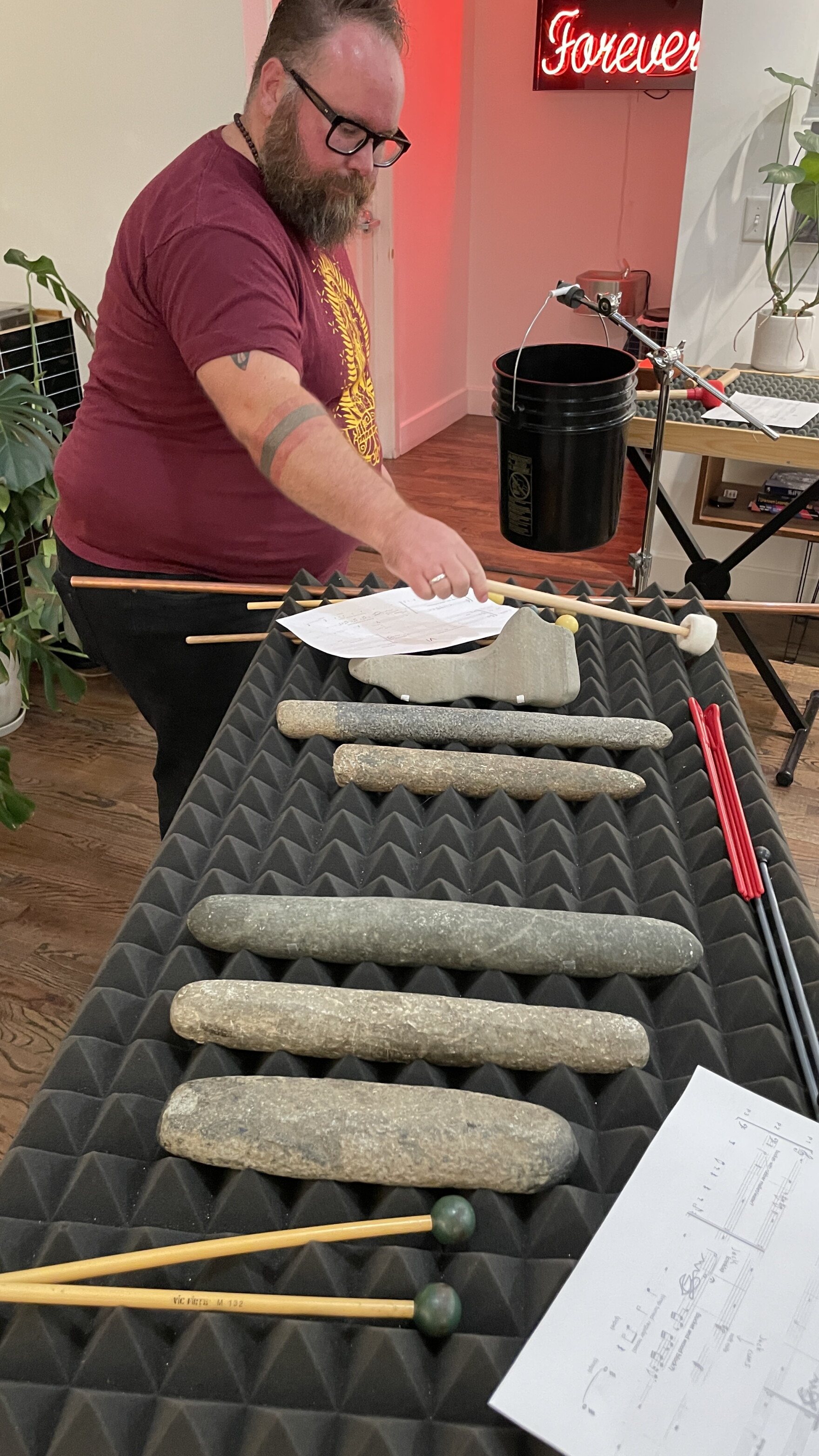 Ben Stone Instruments How a composer created new music using ancient stone instruments found ...