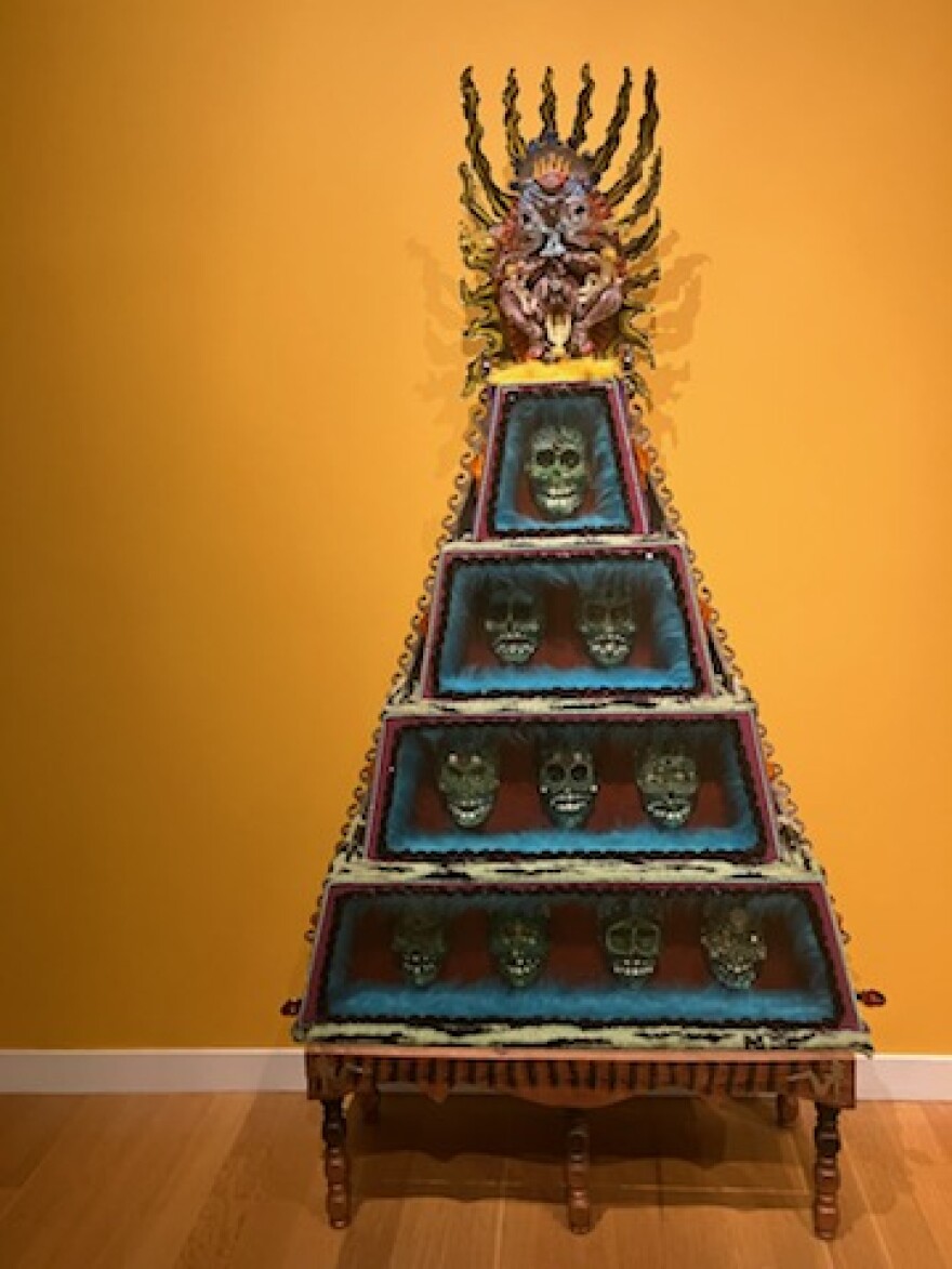 The de la Torre brothers say skulls in their art often a festive representation of what's inside all of us and the Day of the Dead celebration.