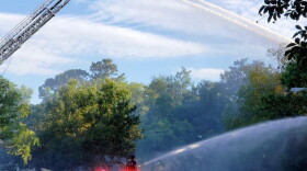 Wilmington Fire Department fight a fire at Mill Creek Court apartments on Sunday, June 5, 2022.