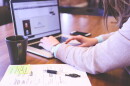 A person at work.