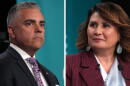 Candidates for Arizona's Congressional District 6 Juan Ciscomani (R)(left) and JoAnna Mendoza (D)(right) debated live on September 10, 2026.