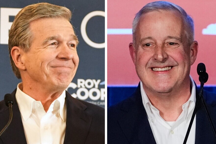 A new East Carolina University poll shows Democrat Roy Cooper holding a seven-point lead over Republican Michael Whatley in the battle for North Carolina's open U.S. Senate seat.