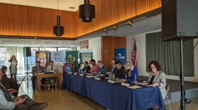  Seven of the eight Democrats on the ballot in the May primary gathered for a forum at the Eugene City Club.