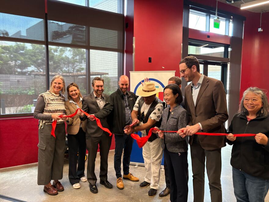 Mayor Daniel Lurie, State Senator Scott Wiener, and District 4 Supervisor Connie Chan attended the ribbon cutting ceremony for 383 Sixth Avenue, a low-income senior housing facility in the Richmond. Jennifer Dolan, CEO of the Tenderloin Neighborhood Development Corporation (TNDC), officiated.