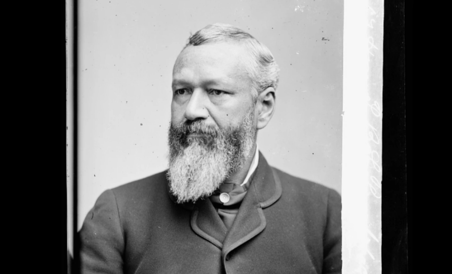 P.B.S. Pinchback, former Governor of Louisiana and first Black Governor in U.S. history. He was elected by the state legislature during the Reconstruction era.