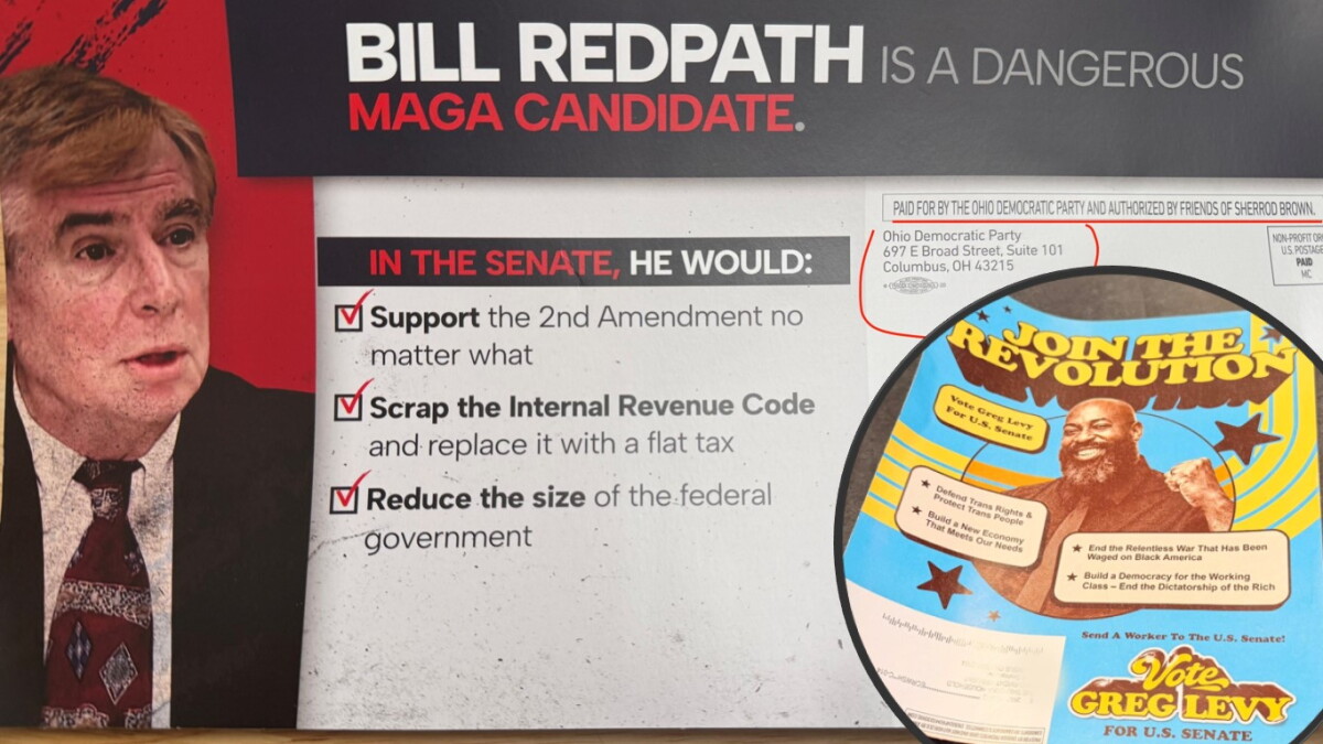 Ohio Democrats fund mailer promoting Libertarian candidate while Republicans fund Socialist
