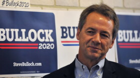Democratic presidential candidate Montana Gov. Steve Bullock speaks during a campaign stop at a coffee shop on May 17, 2019 in Newton, Iowa. (Steve Pope/Getty Images)