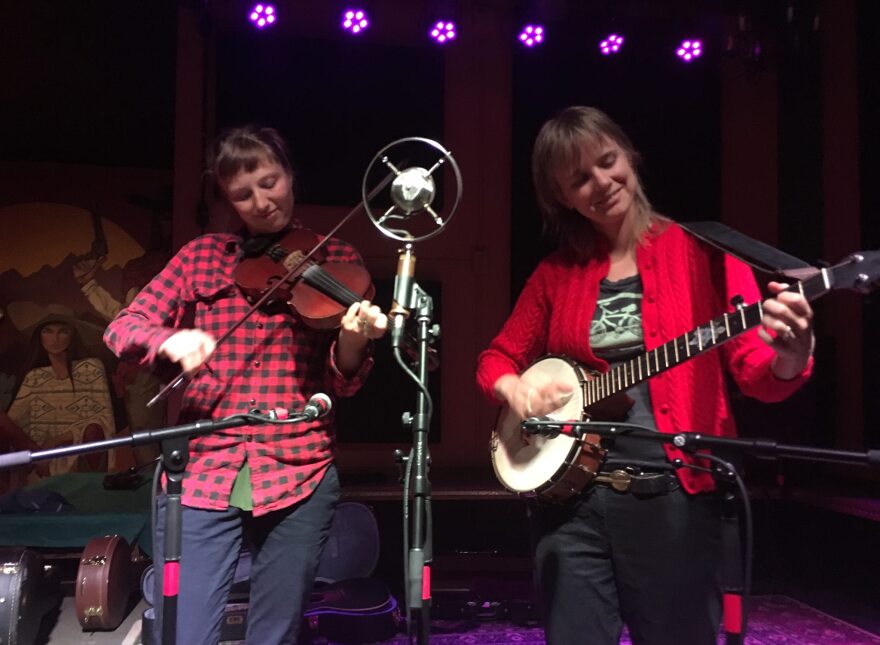 Rosie Newton (left) and Lydia Garrison are Home Remedy.