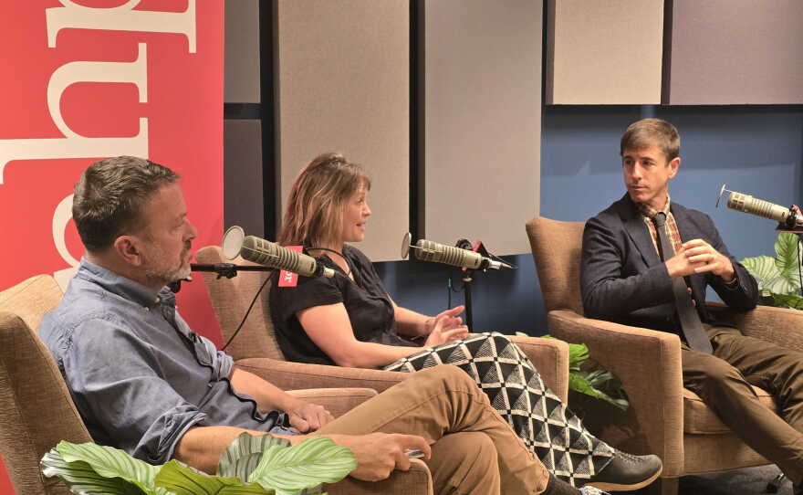 A photo showing guests on the 1A show October 2 in Concord, NH