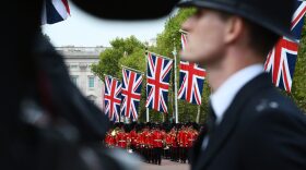 Band of the Coldstream Guards play during the State Funeral of Queen Elizabeth II in London, England. Elizabeth Alexandra Mary Windsor was born in Bruton Street, Mayfair, London on 21 April 1926.
