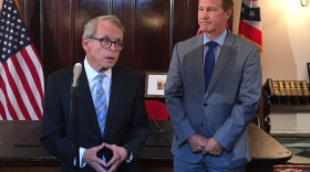 Gov. DeWine speaks to reporters about vetoes