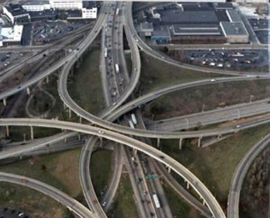 transportation interstate highway roads bridges traffic streets 35 75