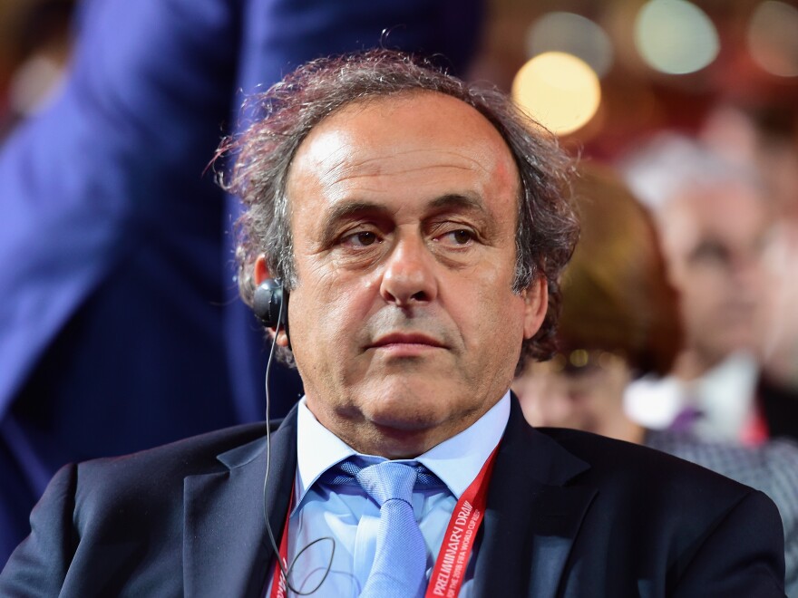 Michel Platini of France announced his campaign for FIFA president and is considered a strong candidate.