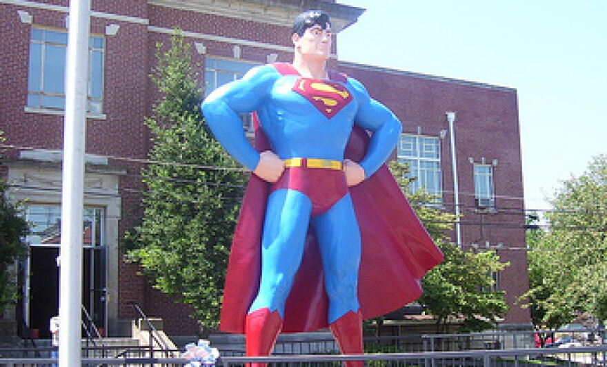 Superman statue in Metropolis, Ill.