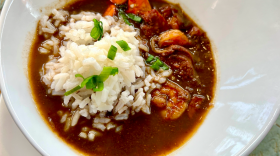 Creole gumbo at the Munch Factory
