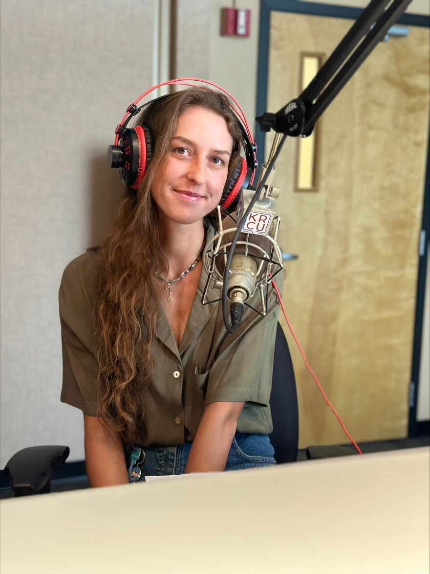 Romana Tarajova visited the KRCU Public Radio studios for her 'SEMO Spotlight' interview