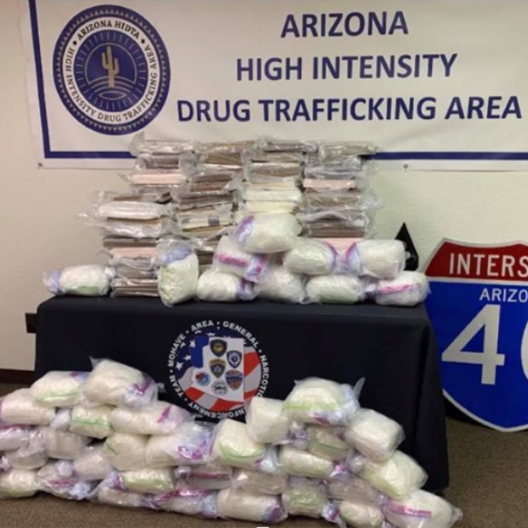 More Than $12M In Cocaine, Meth Seized From Tractor Trailer In Mohave ...