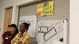 Organizers and residents gathered to ask Metrobloks and its attorneys questions about the proposed data center during a public meeting in Martindale-Brightwood on Feb. 2, 2026.