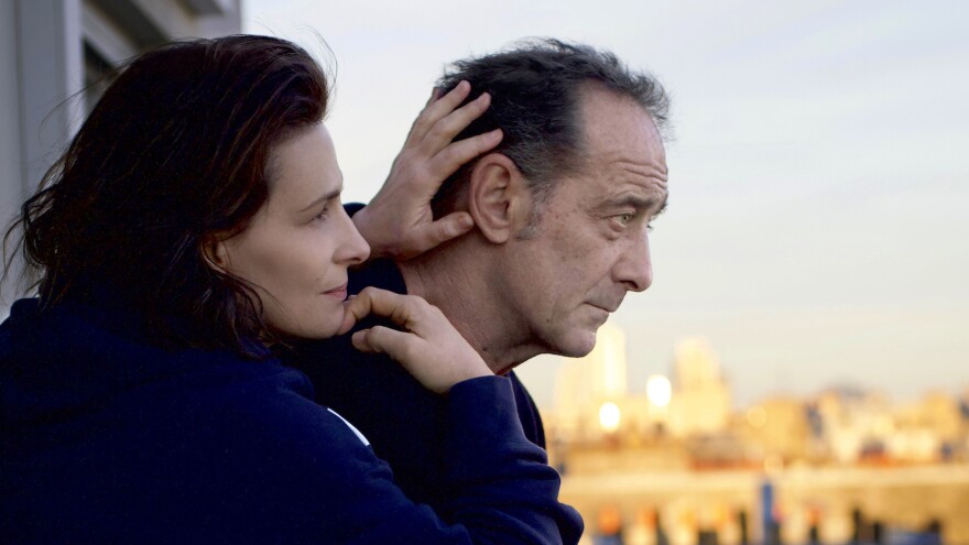 Juliette Binoche and Vincent Lindon play a couple whose relationship is threatened by another man in <em>Both Sides of the Blade.</em>