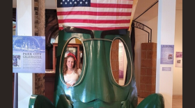 Park City Museum curator Courtney Titus with a special exhibition titled "Park City Loves a Parade: Our Parades, Processions and Protests from Past to Present," which runs until April 2027.