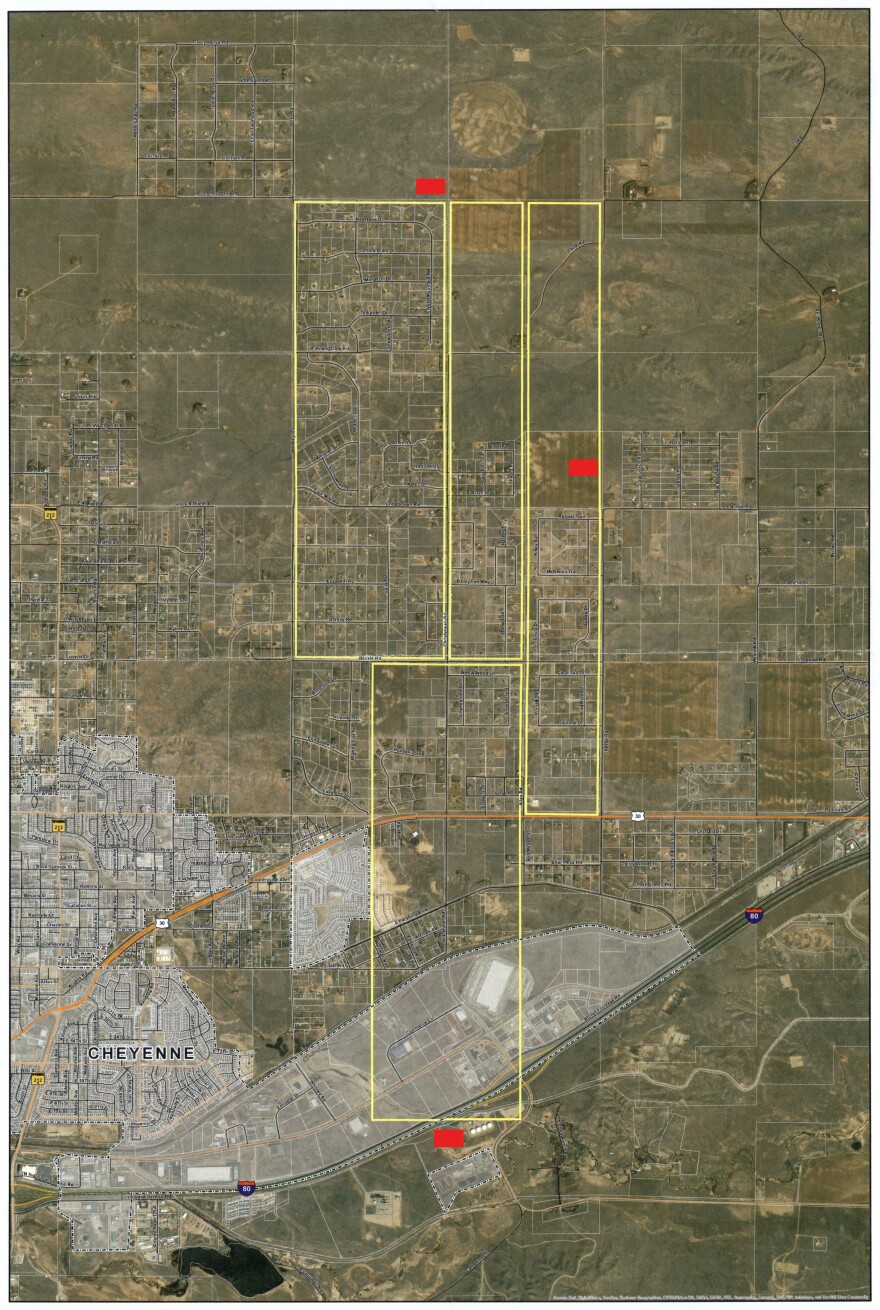 Samson's approved drilling and spacing units near Cheyenne