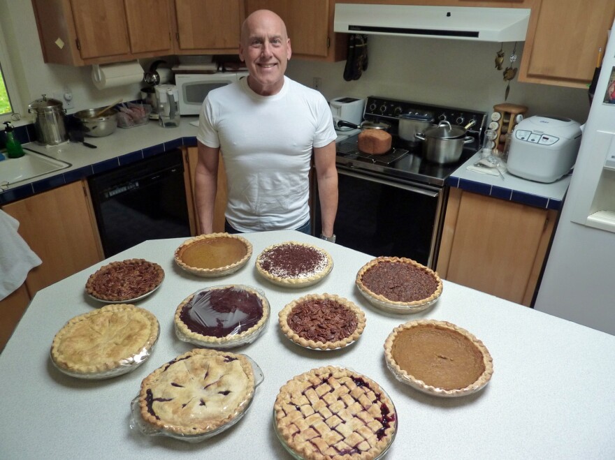 NPR listener Rob Siegel of Philomath, Ore., says every Thanksgiving he spends a whole day making pies with his grandchildren.