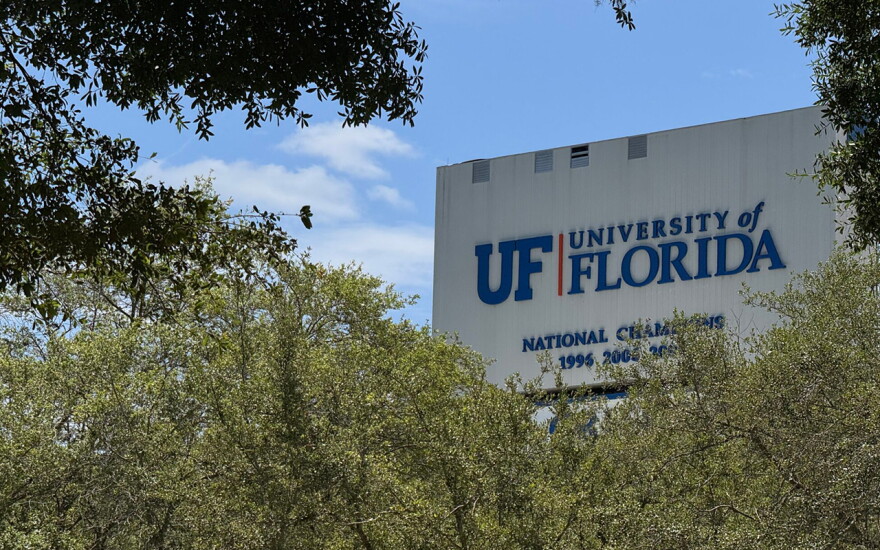 The University of Florida football stadium in Gainesville.