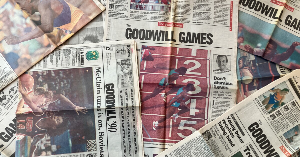 Seattle's 1990 Goodwill Games aimed to ease Cold War tensions with sports