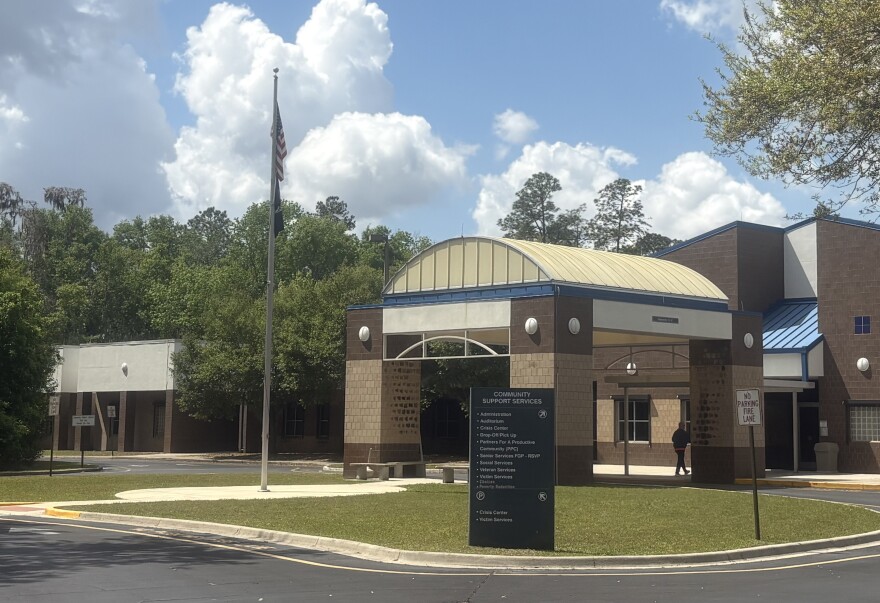 The Alachua County Veterans Services is located at 218 SE 24th St. inside the Alachua County Community Support Services building. (Olivia Bass/WUFT News)